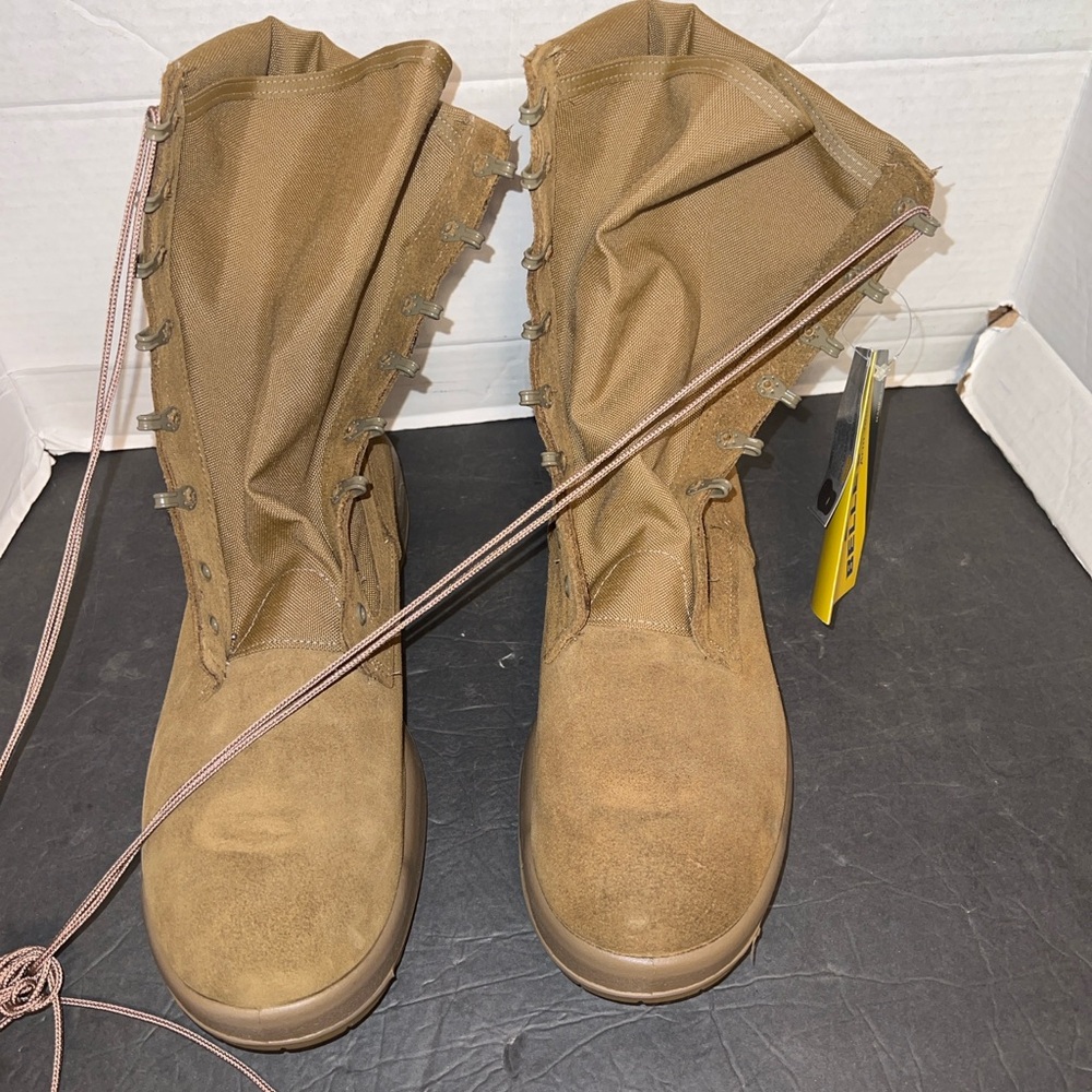 BELLEVILLE C390 HOT WEATHER USA-MADE COMBAT MILITARY BOOTS - 14.5 R -